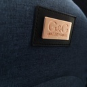 ASTM Perch Hanging High-Chair - Copper Blue (Rose Gold Frame)