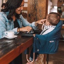 ASTM Perch Hanging High-Chair - Copper Blue (Rose Gold Frame)