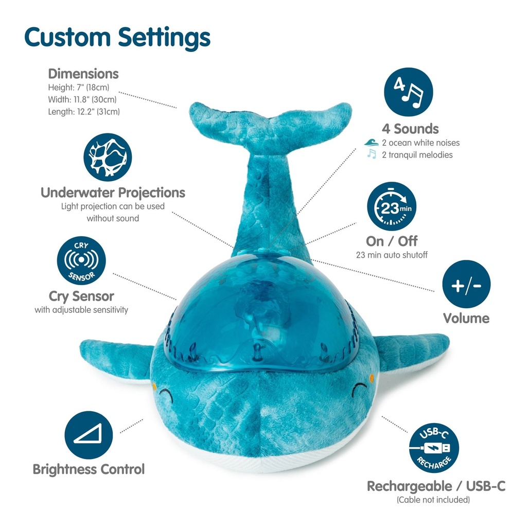 Tranquil Whale Eco - Blue