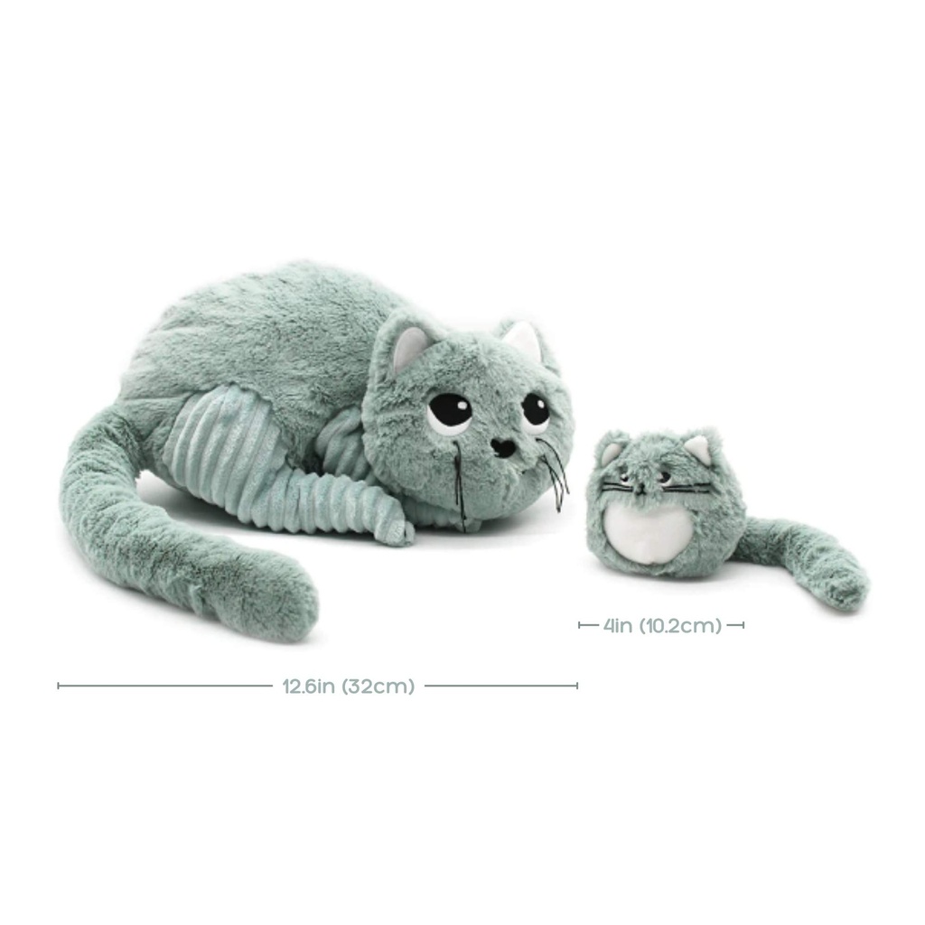 Cat Mom and Her Baby (Mint)