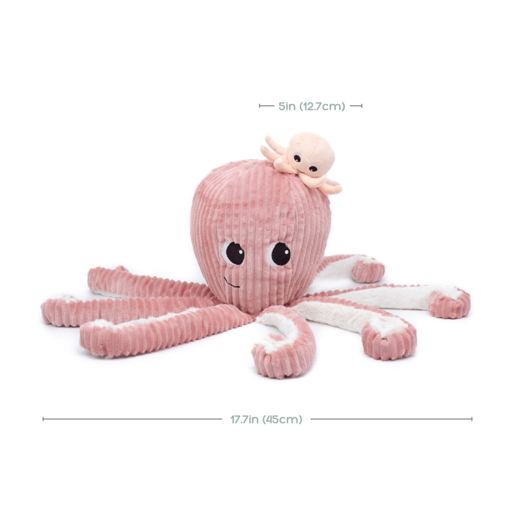 Octopus Mom and Her Baby (Pink)