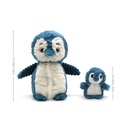 Penguin Mom and Her Baby (Blue)
