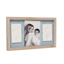 2 Prints Frame - Blue Abstract