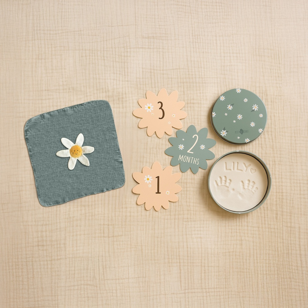 Birth Gift Set - Daisy Blue