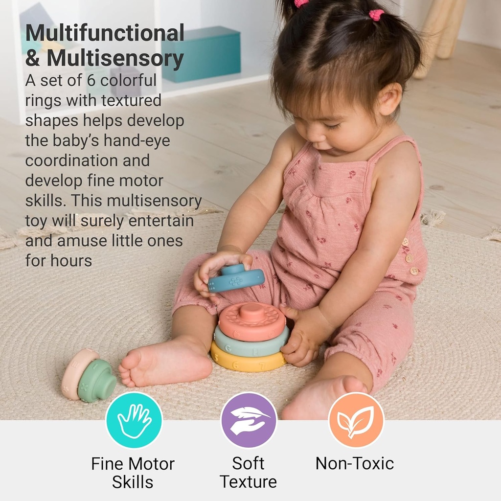 Stack & learn rings
