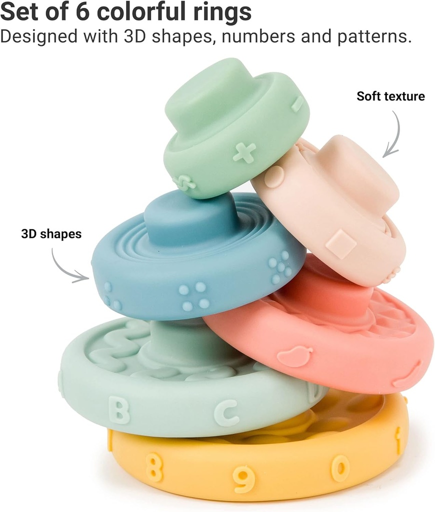 Stack & learn rings