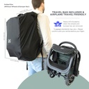 Oxygen v2 Lightweight & Compact Stroller - Tropical Green