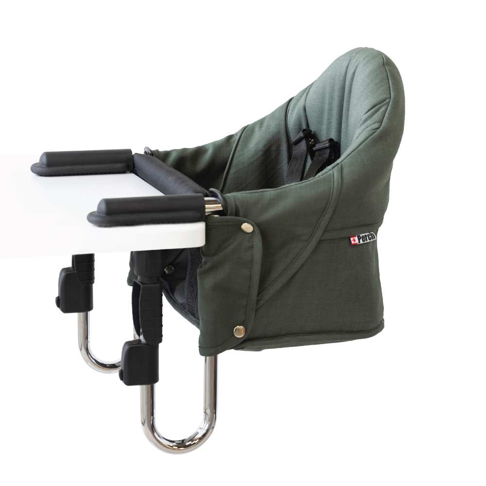 ASTM Perch Hanging High-Chair - Tropical Green (Chrome Frame)