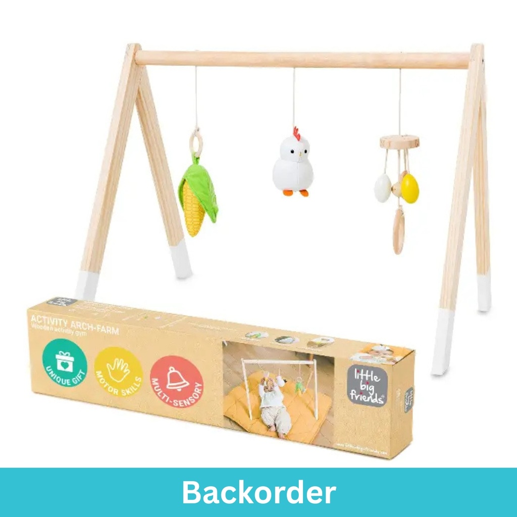 Wooden Activity Arch - Farm
