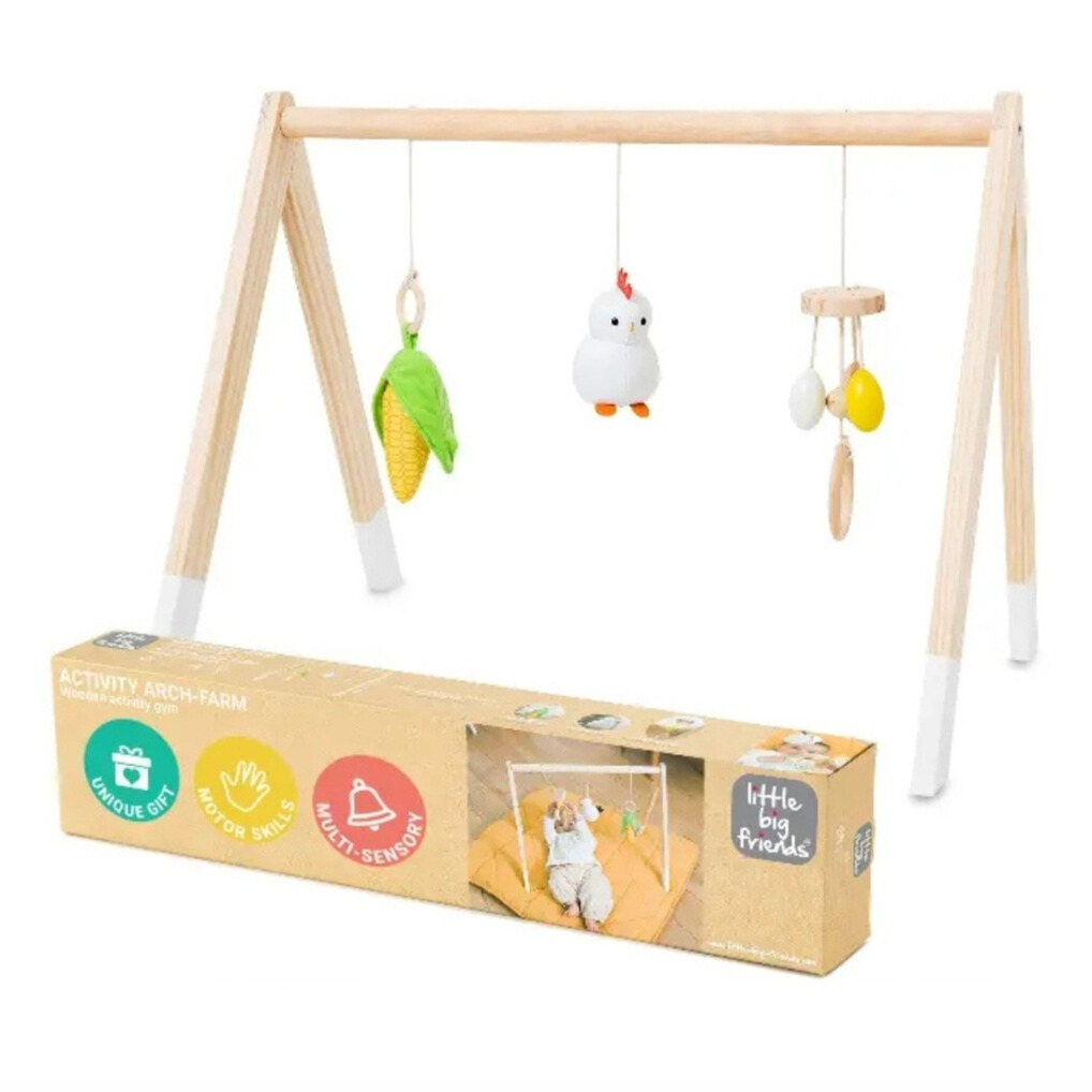Wooden Activity Arch - Farm