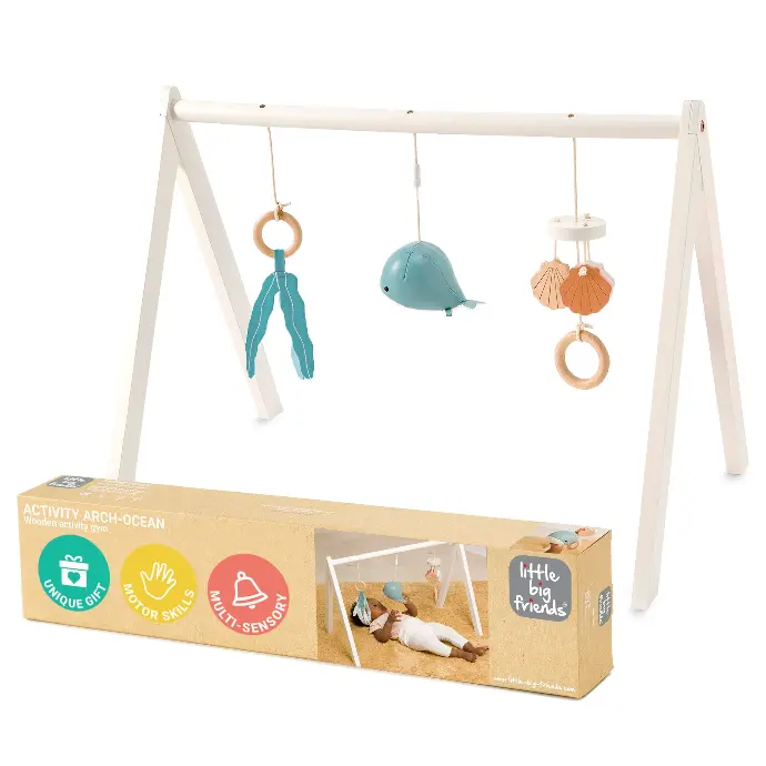 Wooden Activity Arch - Ocean