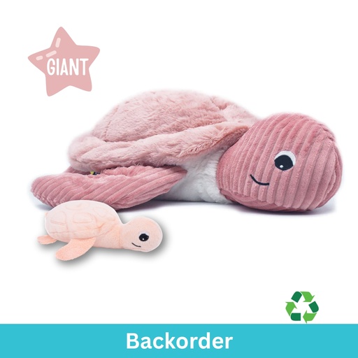 [73601] Sea Turtle Mom and Her Baby (Giant - Pink)