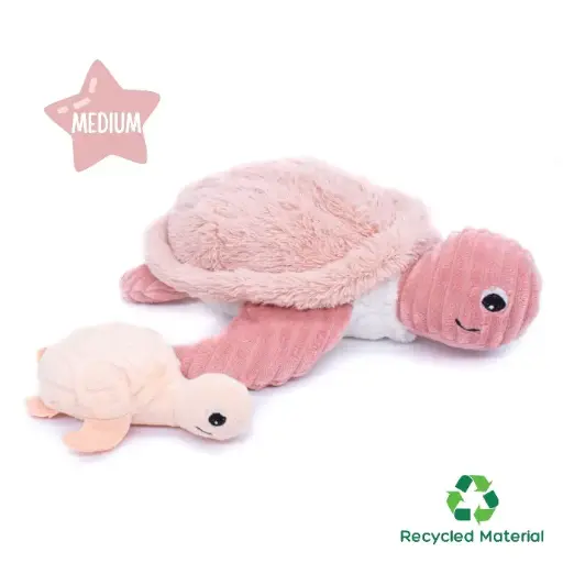 [73501] Sea Turtle Mom and Her Baby (Medium - Pink)