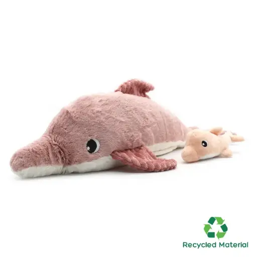 [74902] Dolphin Mom and Her Baby (Pink)