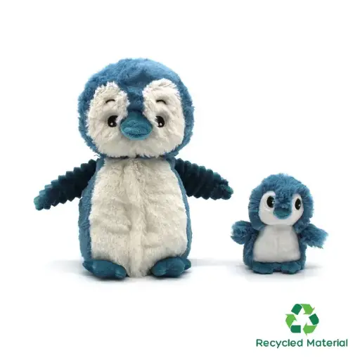 [75202] Penguin Mom and Her Baby (Blue)
