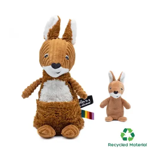 [73000] Kangaroo Mom and Her Baby (Brown Sugar)