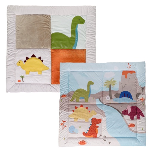 [304836] Patchwork Play Mat - Dino