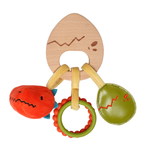 [304850] Wooden rattle - Dino 