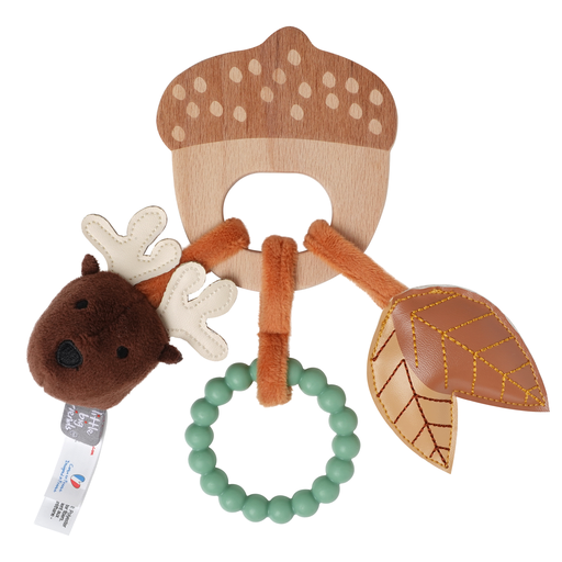 [304867] Wooden Rattle - Forest 