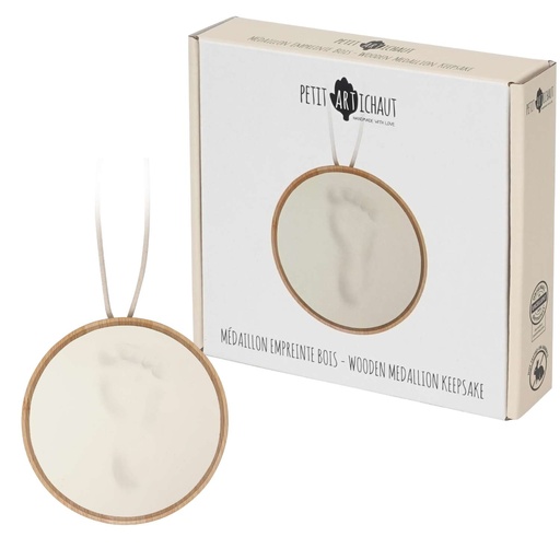 [PA1000] Wooden Medallion Keepsake 