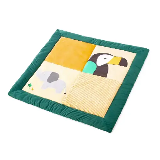 [304515] Patchwork Play Mat - Jungle