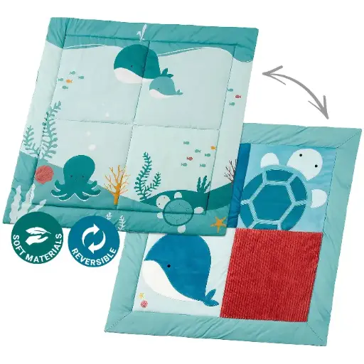 [303969] Patchwork Play Mat - Ocean