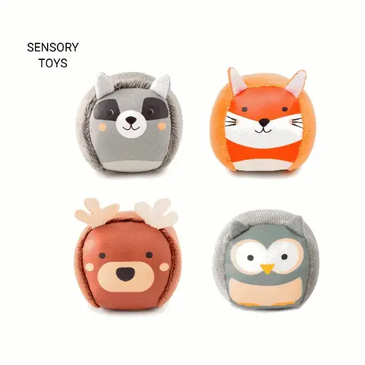 [304454] Roly Poly Balls - Forest Set of 4