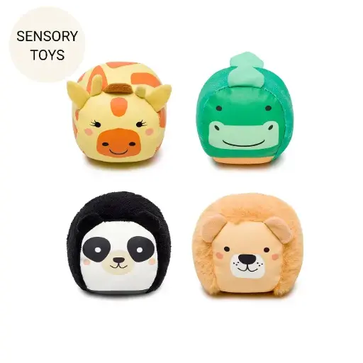 [303501] Roly Poly Balls - Jungle Set of 4