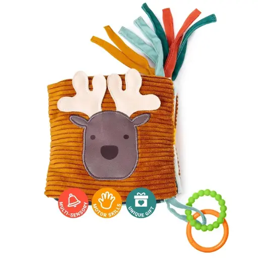 [304485] Soft Activity Book 2-in-1 - Forest